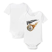 Infant Tiny Turnip White Colorado Rockies Fastball Bodysuit