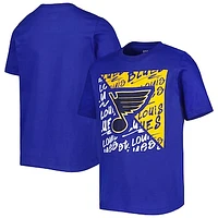 Youth Royal St. Louis Blues Divide T-Shirt