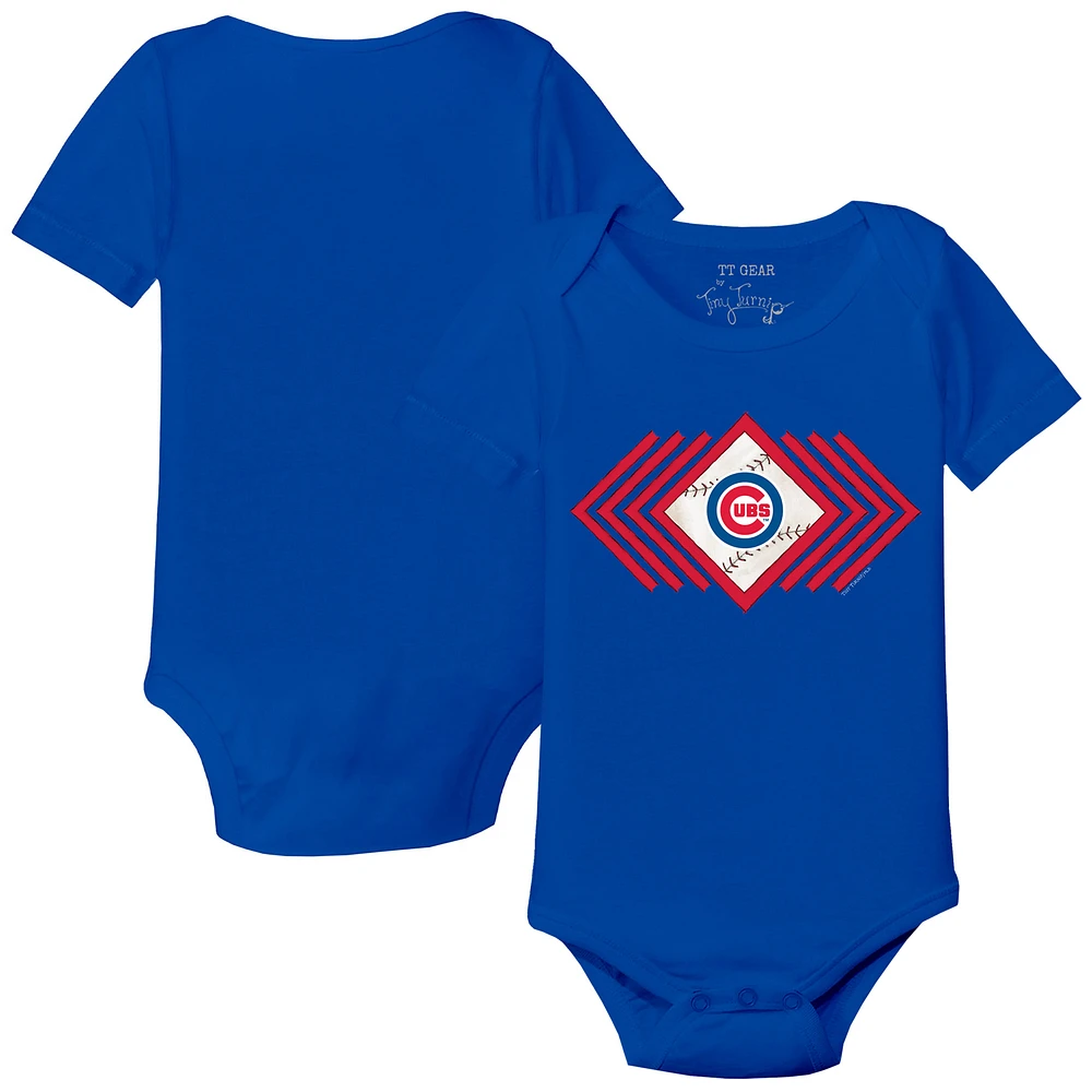 Infant Tiny Turnip Royal Chicago Cubs Prism Arrows Bodysuit