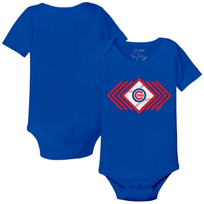 Infant Tiny Turnip Royal Chicago Cubs Prism Arrows Bodysuit