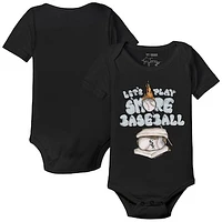 Infant Tiny Turnip Black Chicago White Sox Smores Bodysuit