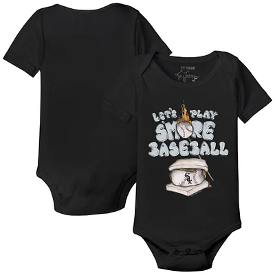 Infant Tiny Turnip Black Chicago White Sox Smores Bodysuit