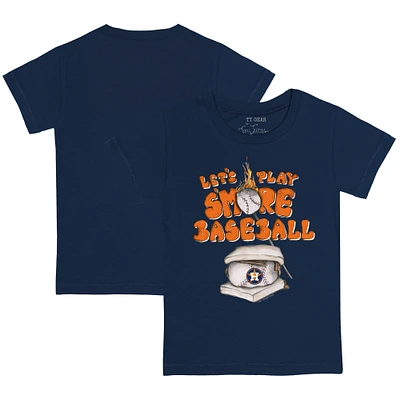 Infant Tiny Turnip Navy Houston Astros Smores T-Shirt