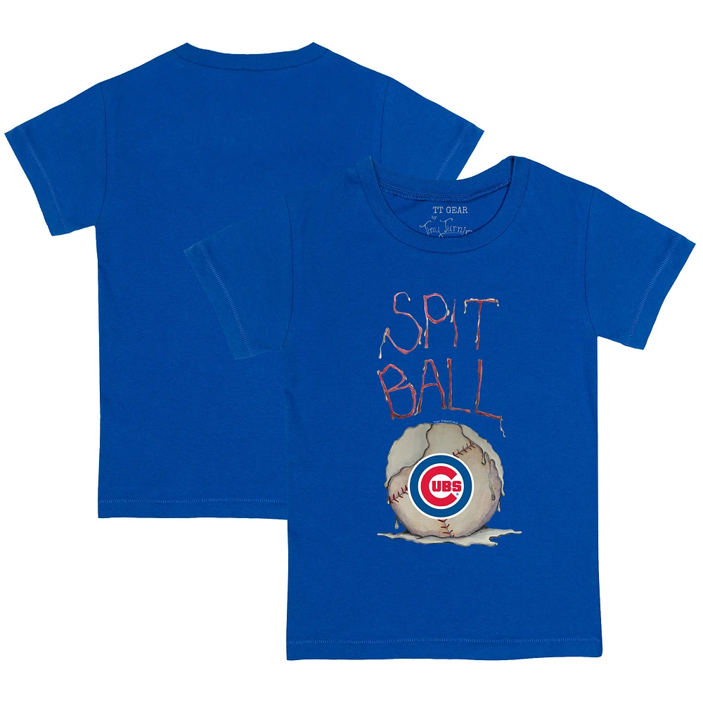 Infant Tiny Turnip Royal Chicago Cubs Spit Ball T-Shirt