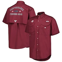 Men's Columbia Maroon Texas A&M Aggies Bonehead Button-Up Shirt