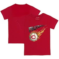Toddler Tiny Turnip Red Cincinnati Reds Fastball T-Shirt