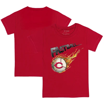 Toddler Tiny Turnip Red Cincinnati Reds Fastball T-Shirt