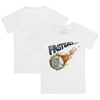 Toddler Tiny Turnip White Seattle Mariners Fastball T-Shirt