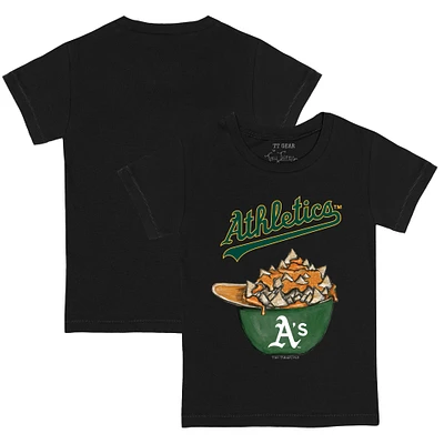 Toddler Tiny Turnip Black Athletics Nacho Helmet T-Shirt
