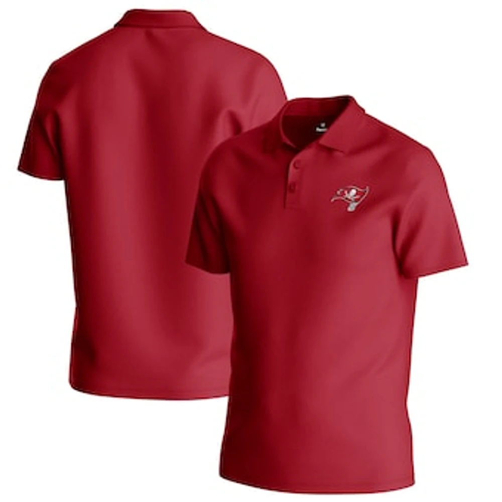 Men's Red Tampa Bay Buccaneers Big & Tall Birdseye Polo