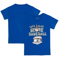 Toddler Tiny Turnip Royal Los Angeles Dodgers Smores T-Shirt
