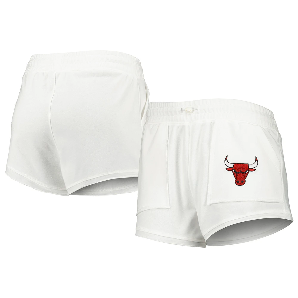 Women's Concepts Sport  White Chicago Bulls Sunray Shorts