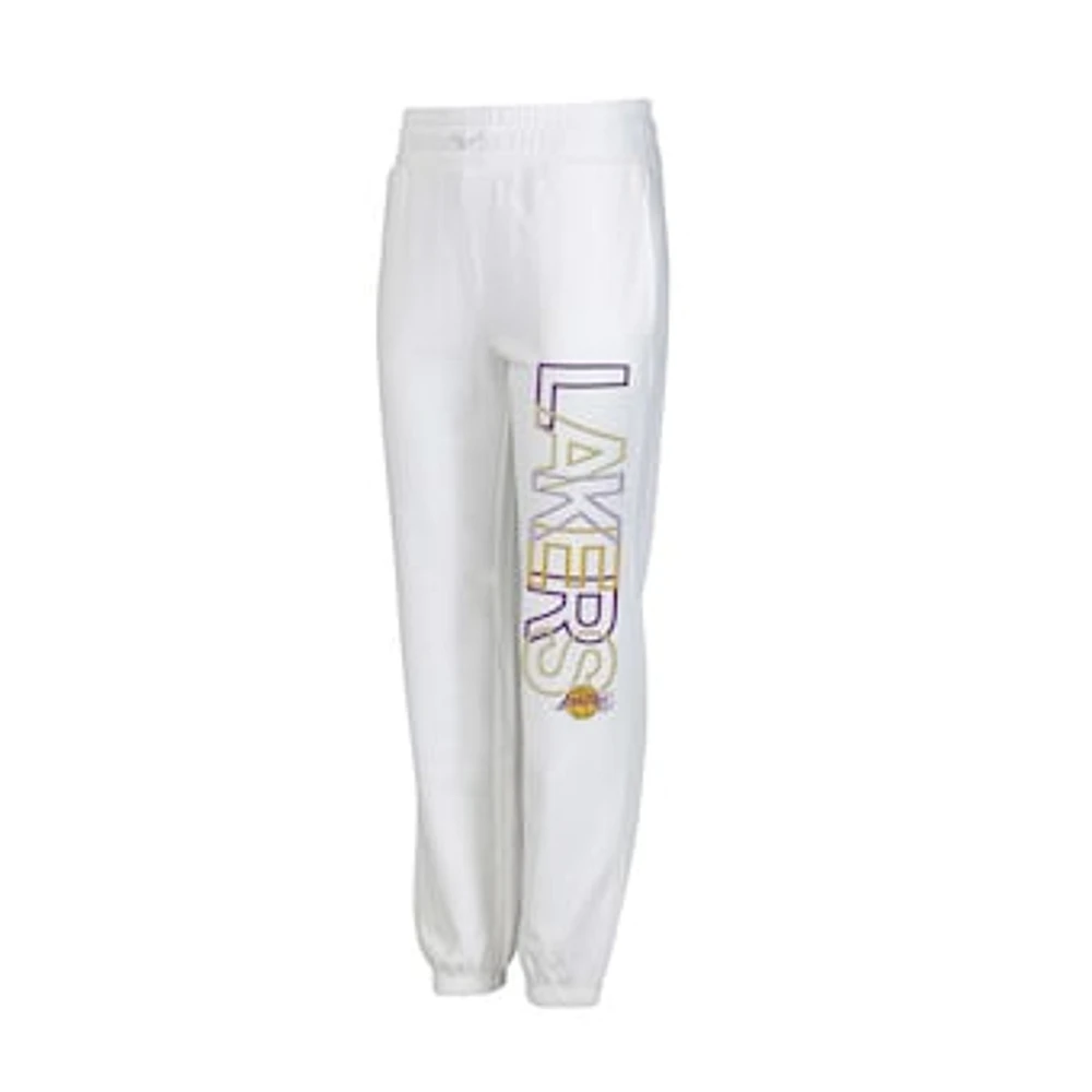 Women's Concepts Sport White Los Angeles Lakers Sunray Pants