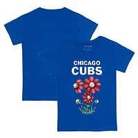 Youth Tiny Turnip Royal Chicago Cubs Blooming Baseballs T-Shirt