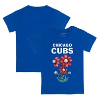 Youth Tiny Turnip Royal Chicago Cubs Blooming Baseballs T-Shirt