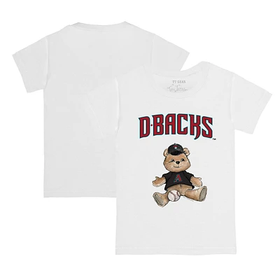 Youth Tiny Turnip White Arizona Diamondbacks Teddy Boy T-Shirt