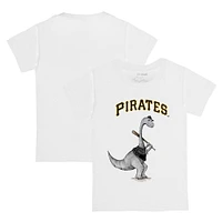 Youth Tiny Turnip White Pittsburgh Pirates Bronto Logo T-Shirt