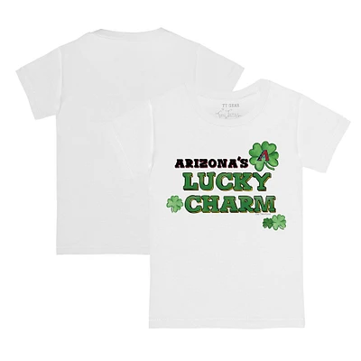 Youth Tiny Turnip White Arizona Diamondbacks Lucky Charm T-Shirt