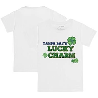 Youth Tiny Turnip White Tampa Bay Rays Lucky Charm T-Shirt
