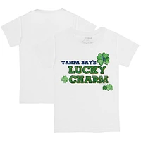 Youth Tiny Turnip White Tampa Bay Rays Lucky Charm T-Shirt