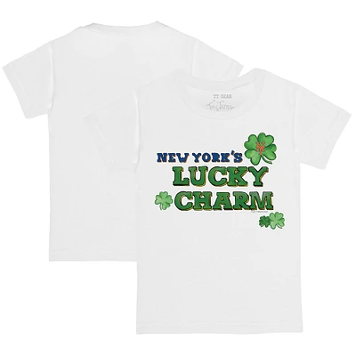 Youth Tiny Turnip White New York Mets Lucky Charm T-Shirt