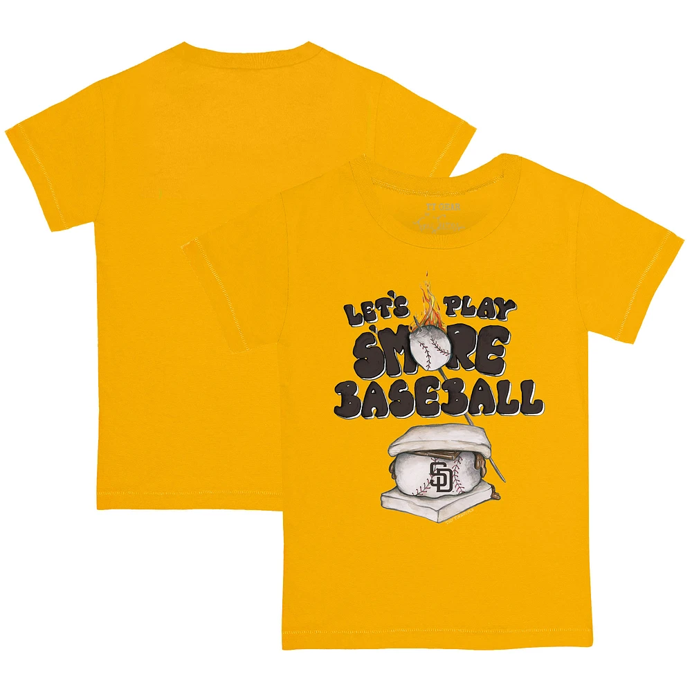 Youth Tiny Turnip Gold San Diego Padres Smores T-Shirt