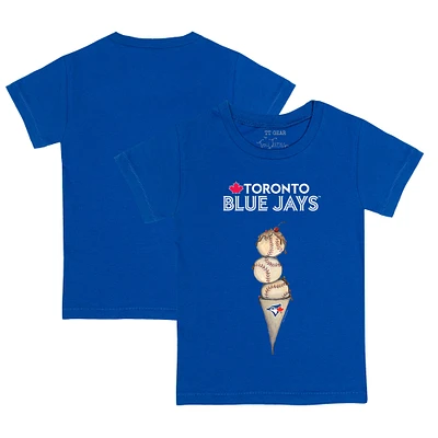 Youth Tiny Turnip Royal Toronto Blue Jays Triple Scoop T-Shirt