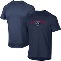 Men's Under Armour Navy Jackson State Tigers 2023 Sideline Performance Raglan T-Shirt