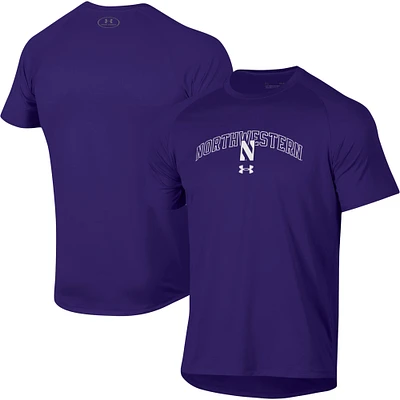 Men's Under Armour Purple Northwestern Wildcats 2023 Sideline Performance Raglan T-Shirt