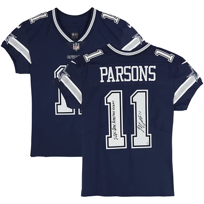 Micah Parsons Dallas Cowboys Autographed Nike Jersey with Inscriptions