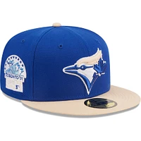 Men's New Era  Blue Toronto Blue Jays 2-Tone 59FIFTY Fitted Hat