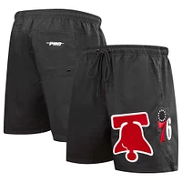 Men's Pro Standard Black Philadelphia 76ers Classics Woven Shorts