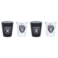 Las Vegas Raiders Four-Pack Shot Glass Set