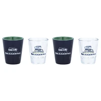 Seattle Seahawks Four-Pack Shot Glass Set