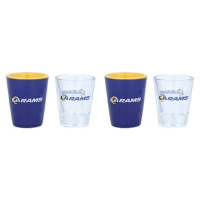 Los Angeles Rams Four-Pack Shot Glass Set