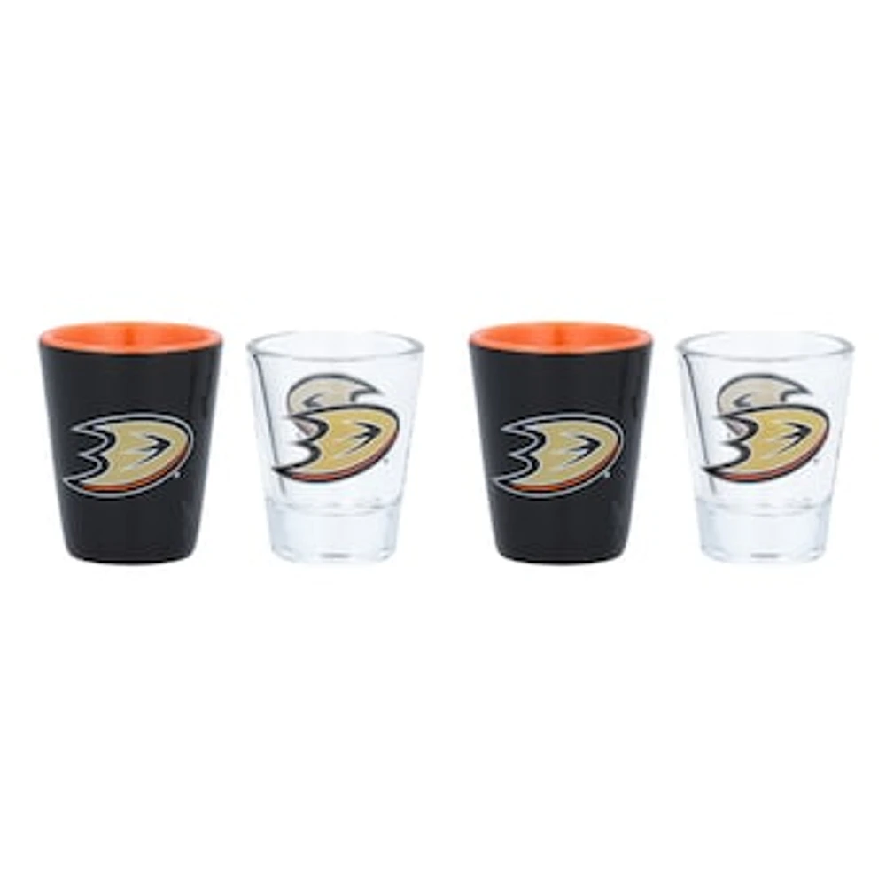 Anaheim Ducks Four-Pack Shot Glass Set