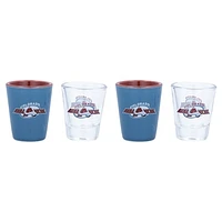 Colorado Avalanche Four-Pack Shot Glass Set