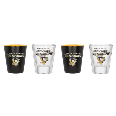 Pittsburgh Penguins Four-Pack Shot Glass Set