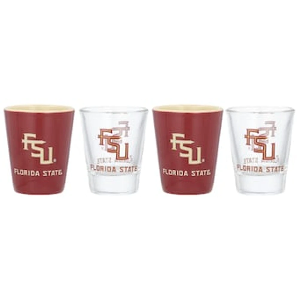 Florida State Seminoles Four-Pack Shot Glass Set