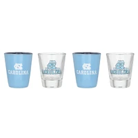 North Carolina Tar Heels Four-Pack Shot Glass Set