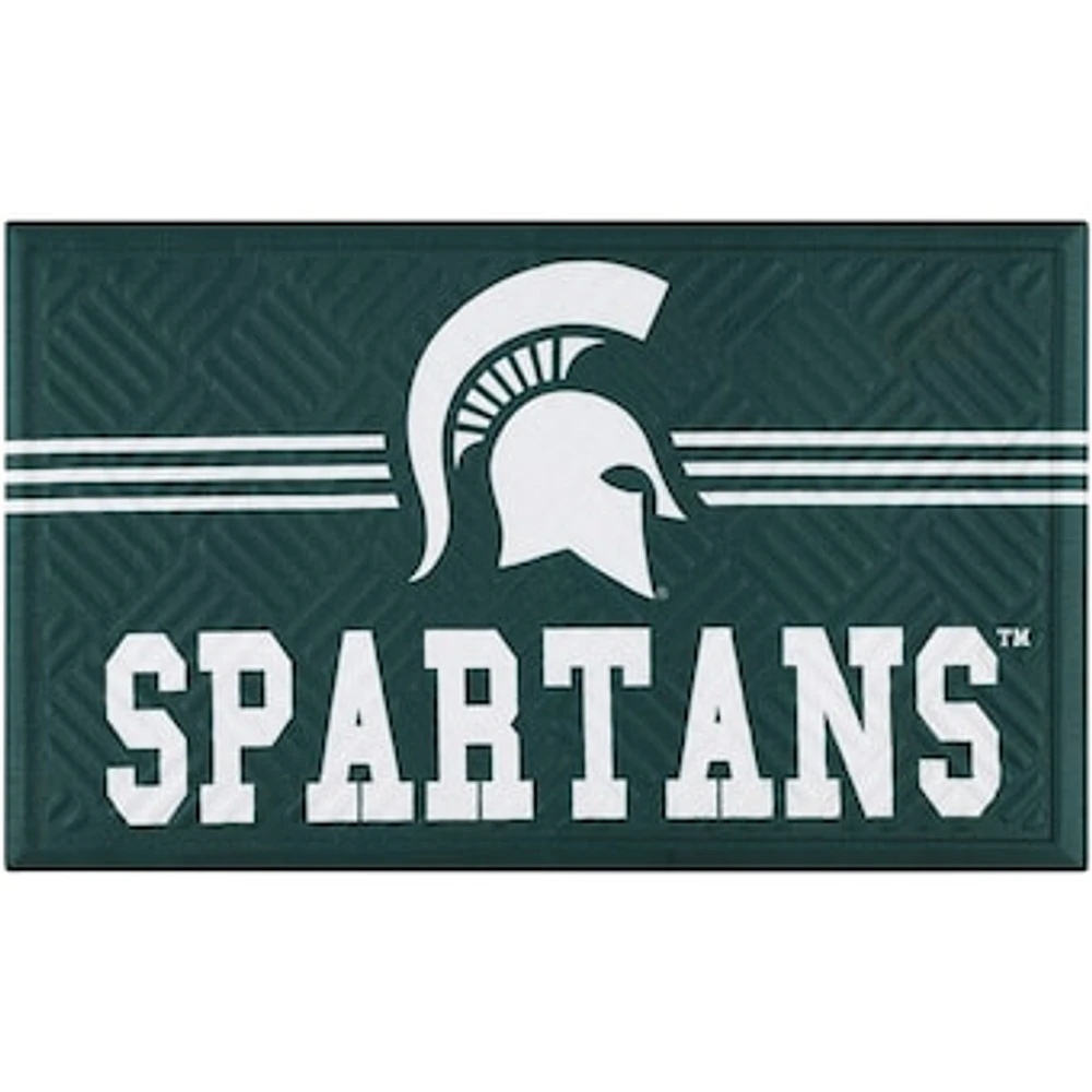 Michigan State Spartans Embossed Door Mat