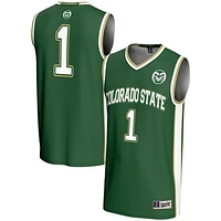 Men's GameDay Greats #1  Green Colorado State Rams Lightweight Basketball Jersey