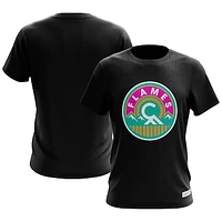 Men's Mitchell & Ness Black Calgary Flames Bubbalicious T-Shirt