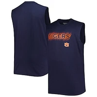 Men's Navy Auburn Tigers Big & Tall Tank Top