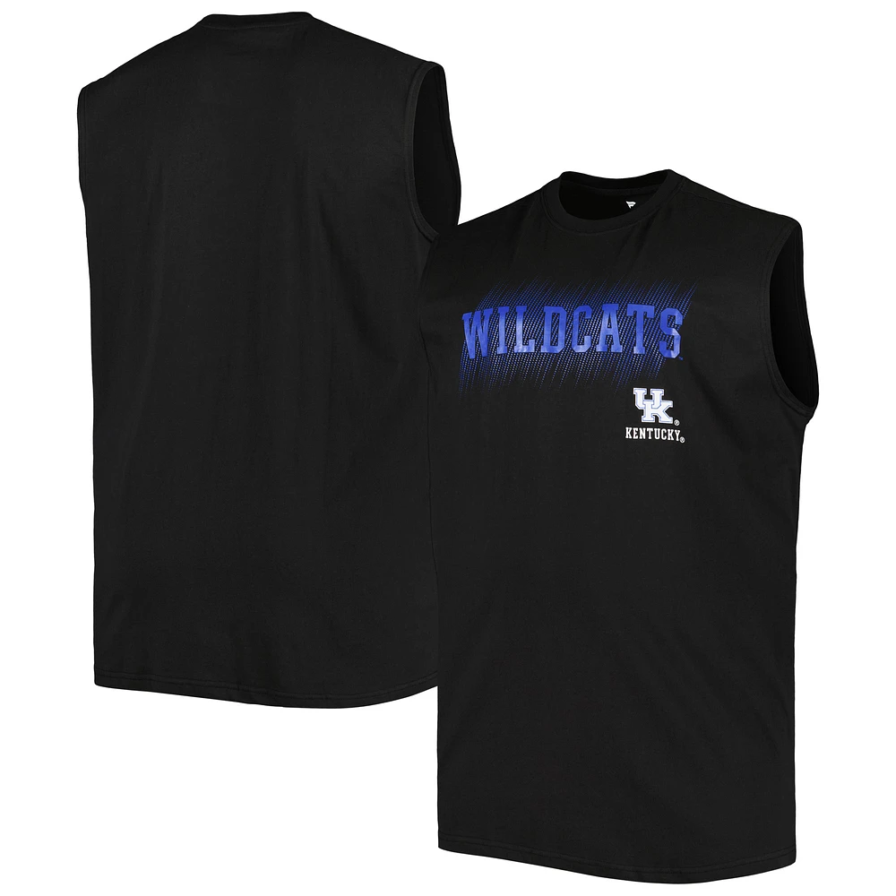 Men's Black Kentucky Wildcats Big & Tall Tank Top