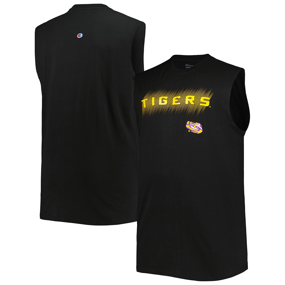 Men's Black LSU Tigers Big & Tall Tank Top