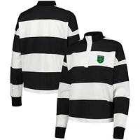 Women's Antigua  White Austin FC Radical Rugby Stripe Long Sleeve T-Shirt