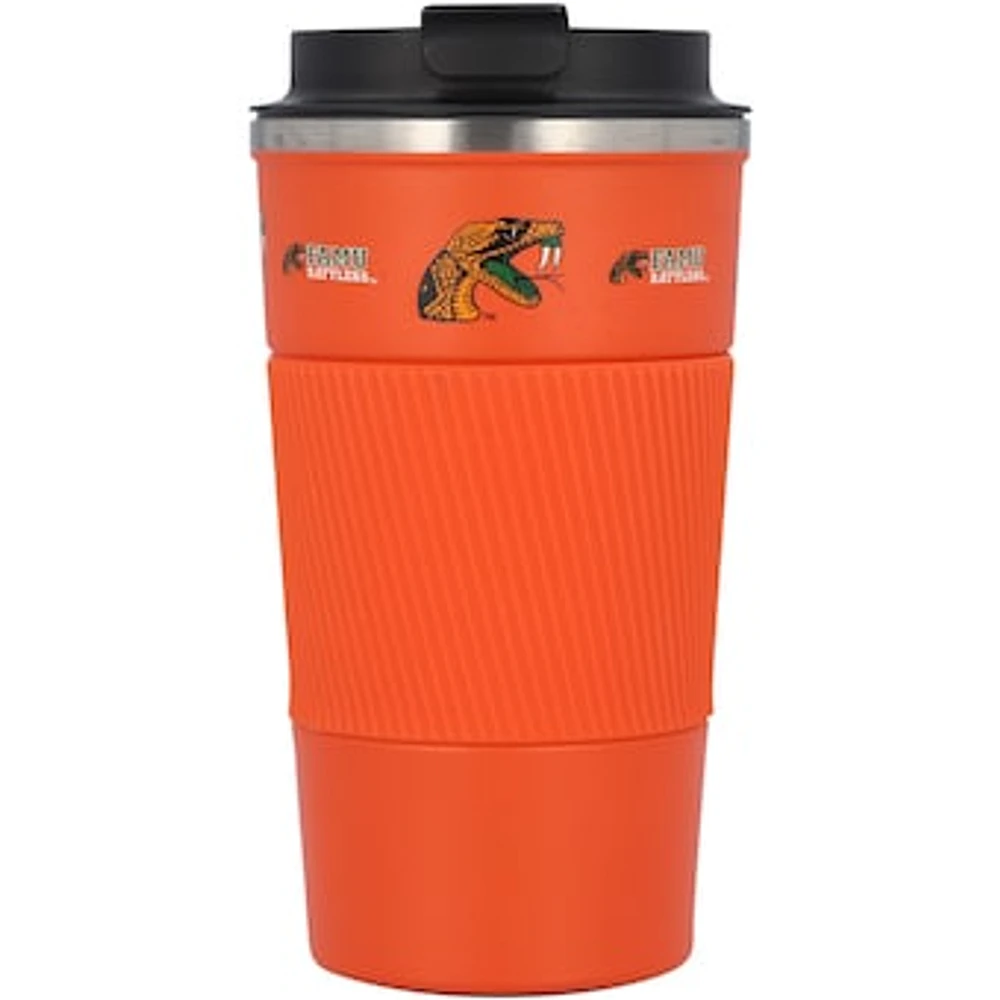 Florida A&M Rattlers 18oz Coffee Tumbler with Silicone Grip