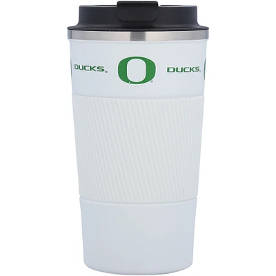 Oregon Ducks 18oz Coffee Tumbler with Silicone Grip