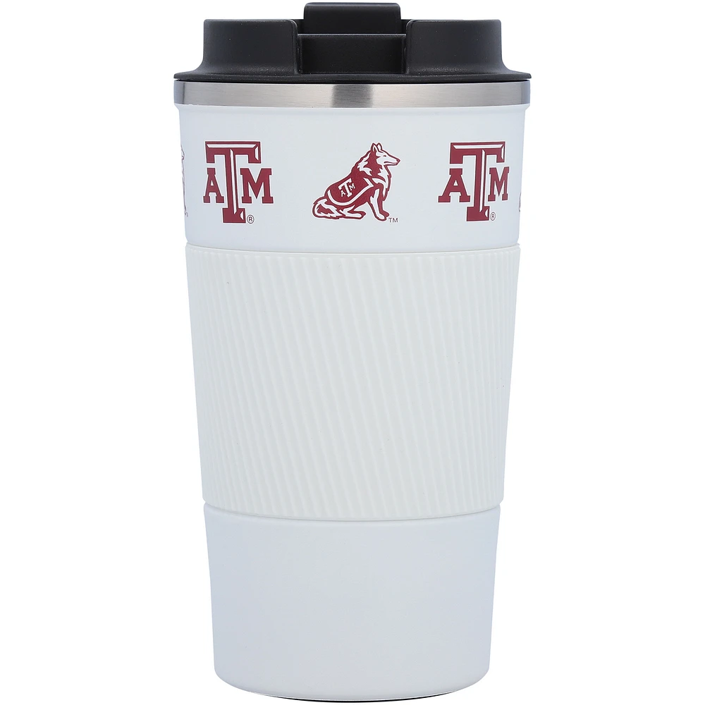 Texas A&M Aggies 18oz Coffee Tumbler with Silicone Grip